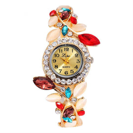Vintage Dress Watches wit Colorful Crystals