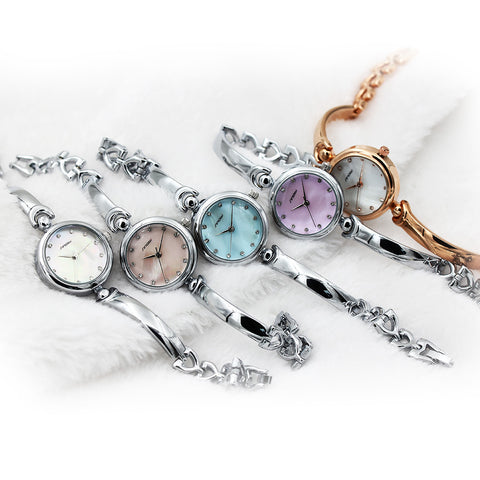 Bangle Type Quartz Luxury Wristwatch