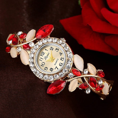 Vintage Dress Watches wit Colorful Crystals